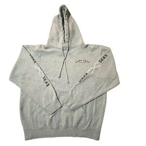 Dark Seas Headmaster Heather Gray Hooded Hoodie Pullover Skater Sweatshirt SZ M